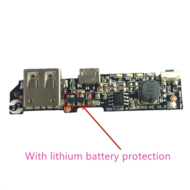 ماژول پاور بانک فست شارژ XiaoMi با باتری لیتیومی