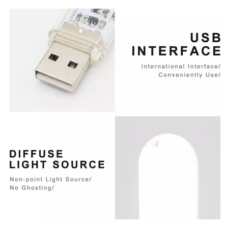 و نحوه روشنایی یکدست ماژول چراغ ال ای دی USB پورت