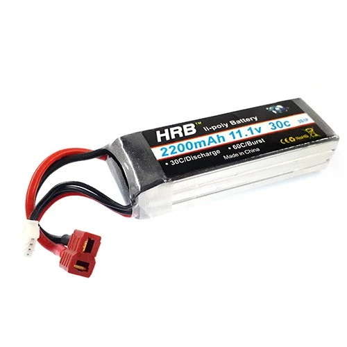 باتری لیتیوم 11.1V ولت 2.2 آمپر-ساعت  HRB