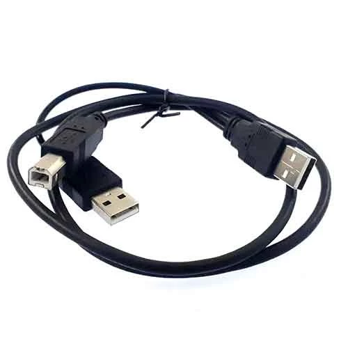 کابل نری USB دوبل به پرینتری