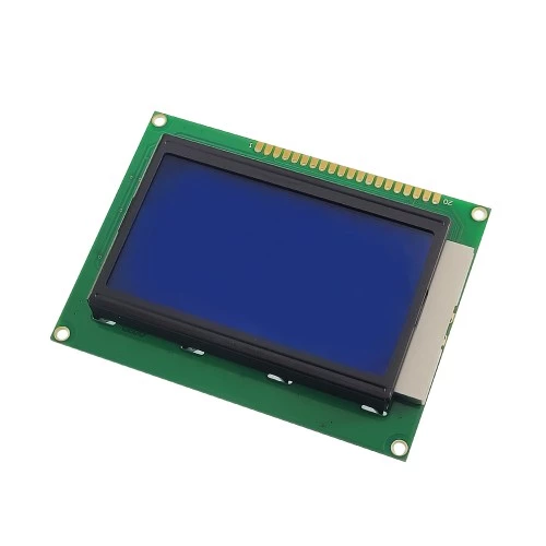 نمایشگر آبی گرافیکی 128*64 LCD با درایور V2.0 KS0108