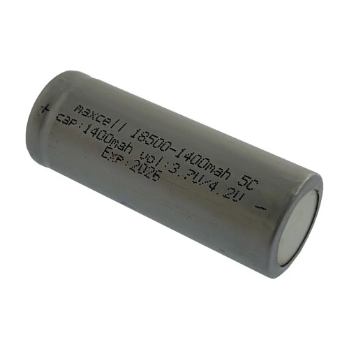 باتری لیتیوم یون 18500 تک سلول 3.7 ولت 1400mAH 5C
