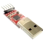 ماژول مبدل USB به سریال TTL تراشه CP2102 به همراه سیم جامپر