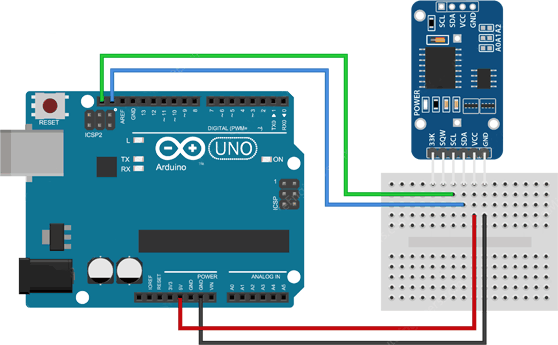 نحوه سیم‌کشی ماژول ساعت DS3231 به آردوینو 