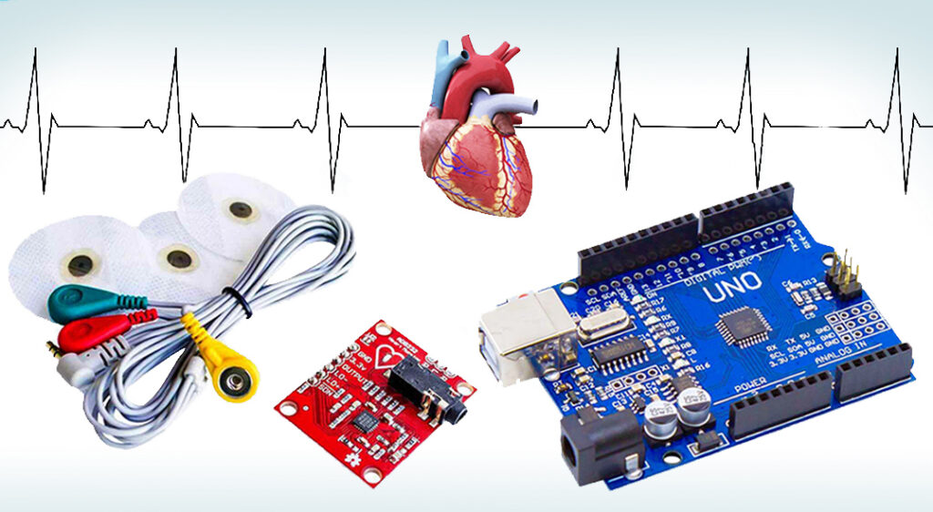 راه اندازی ماژول اندازه گیری ضربان قلب AD8232با آردوینو