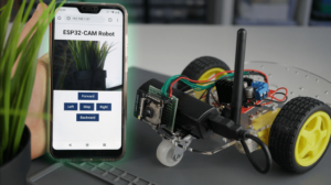 آموزش ساخت ربات ماشینی دوربین دار با ماژول ESP32-CAM