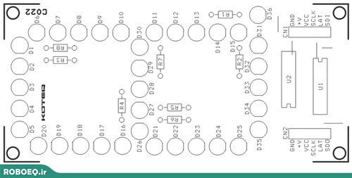 PCB 2 مدار سون سگمنت