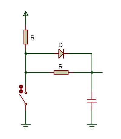 مدار RC با دیود