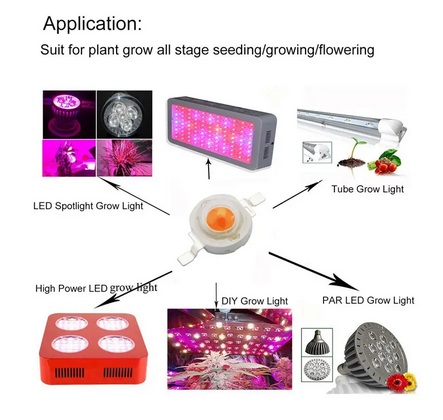 ال ای دی 3 وات بنفش طول موج 400NM-840NM فول اسپکتروم در رشد گیاهان نیز کاربرد دارد