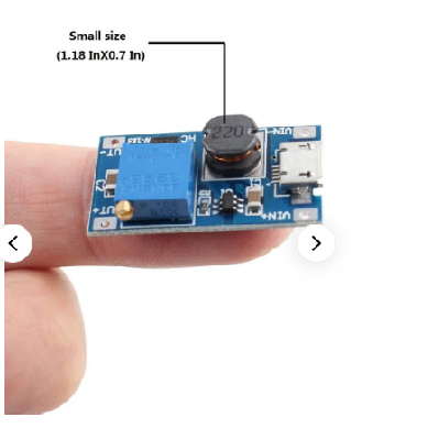 ابعاد مبدل در دست