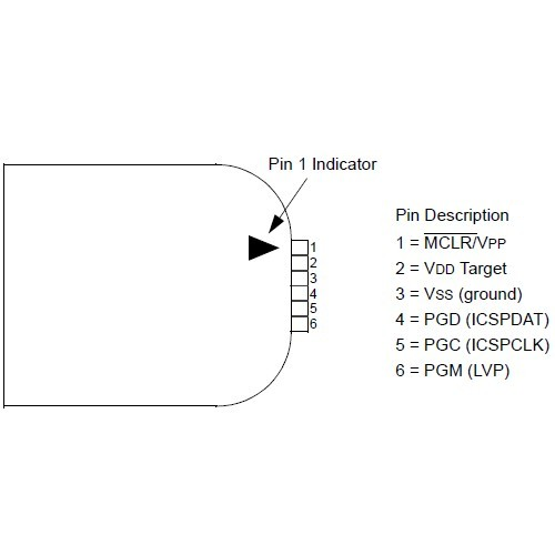 pickit 3_5 pin desription