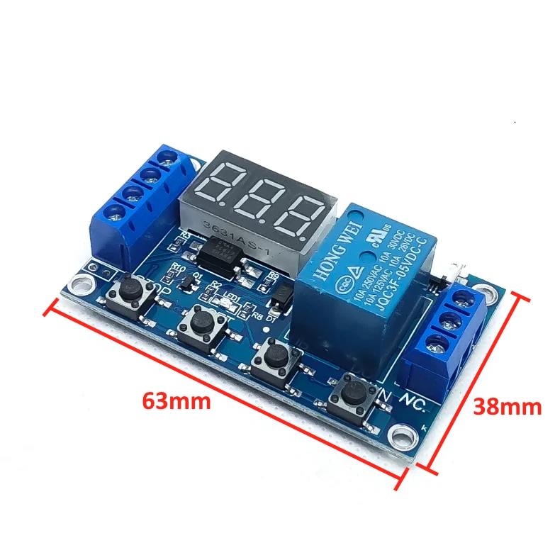 xy-j02 timer module dimension