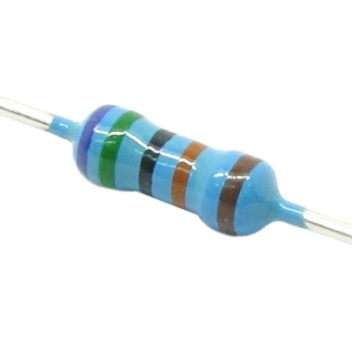 مقاومت 750 کیلو اهم 1/4 وات 1 درصد