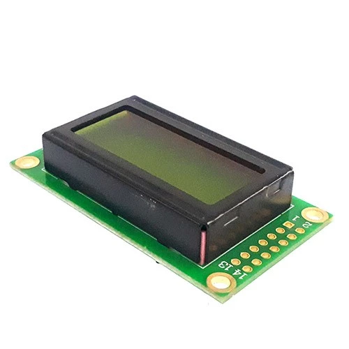 نمایشگر کاراکتری سبز 8*2 LCD