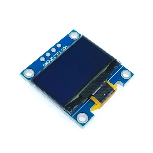 ماژول نمایشگر OLED آبی 0.96 اینچ دارای ارتباط I2C با درایور SSD1306
