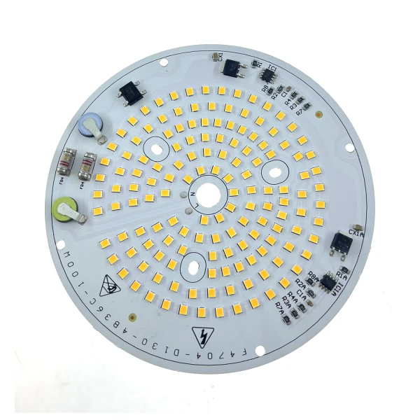 برد ال ای دی آلومینیومی 220 ولت 100 وات آفتابی قطر 130 میلی متر