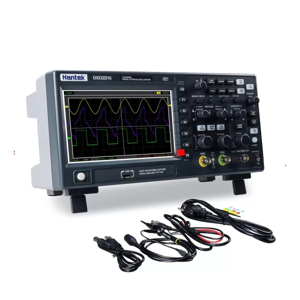 اسیلوسکوپ دیجیتال 150 مگاهرتز 2 کانال HANTEK مدل DSO2D15