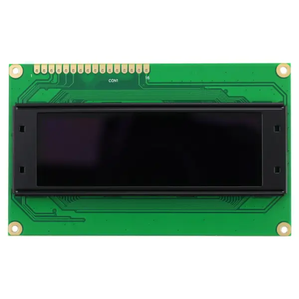 نمایشگر کاراکتری سبز OLED 20*4 با ارتباط SPI مدل NHD-0420DZW-AG5