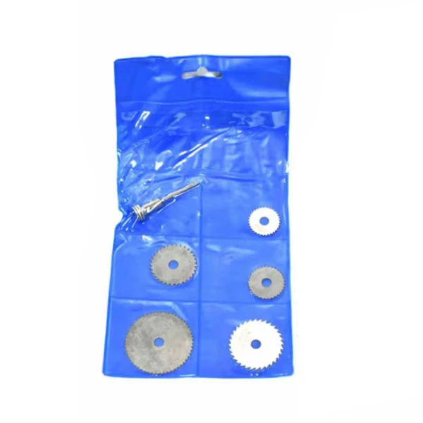 ست تیغه فرز اره ای 5 عددی همراه با تبدیل سر دریلی