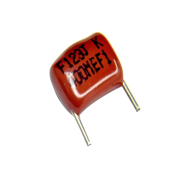 خازن 12 نانو فاراد 400 ولت پلی استر