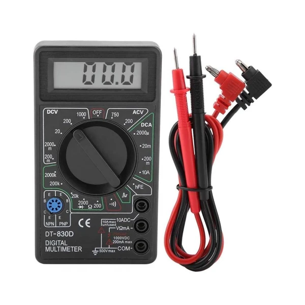 مولتی متر دیجیتال DT830D مشکی