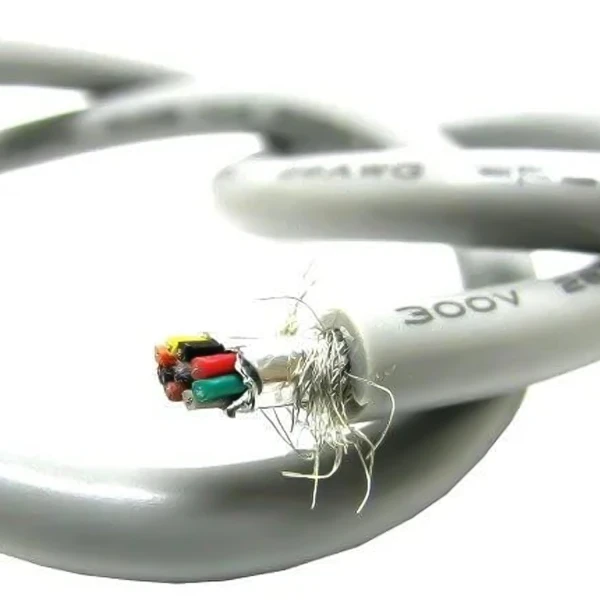 کابل 16*2*1 افشان دو رشته ای با شیلد و فویل AWG16