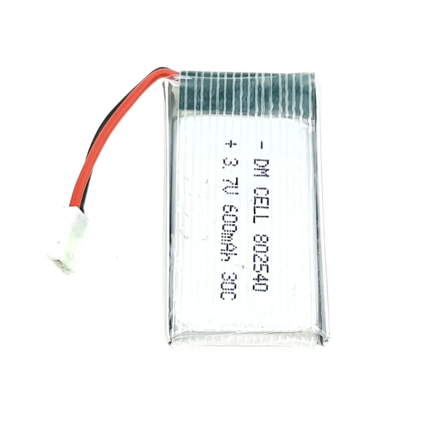 باتری لیتیوم پلیمر 3.7 ولت 600mAh