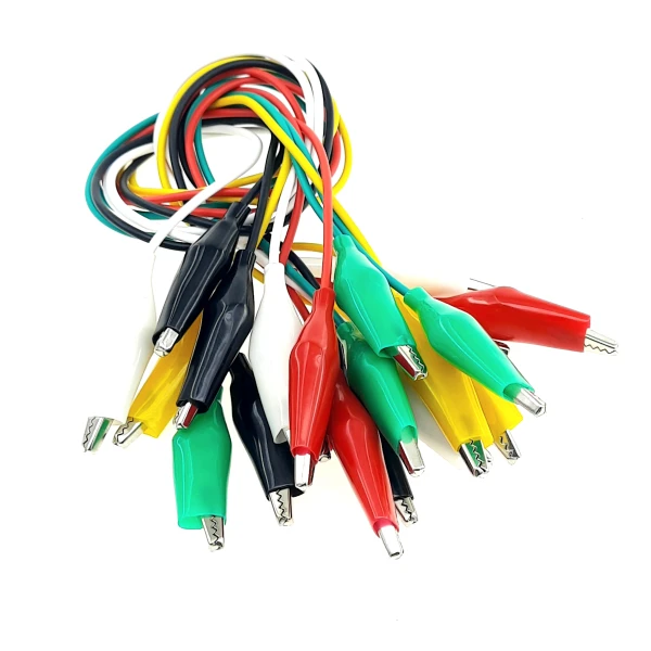 پک ده تایی کابل و گیره سوسماری بزرگ