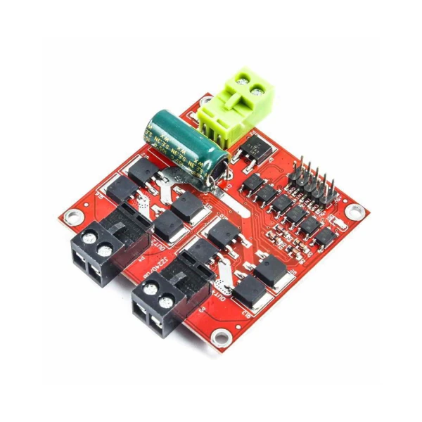 ماژول درایور موتور دو کانال 7 آمپر جایگزین آمپر بالا برای L298