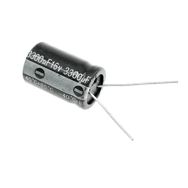 خازن الکترولیت 3300 میکرو فاراد 16 ولت 25*16