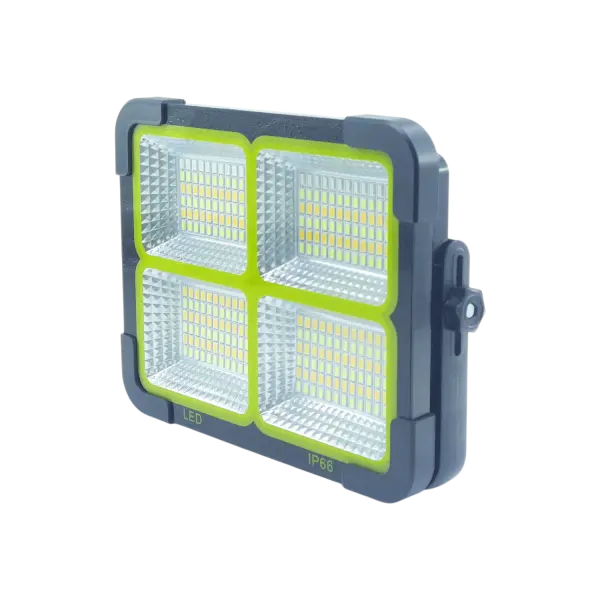 پروژکتور و پاور بانک شارژی خورشیدی 100 وات