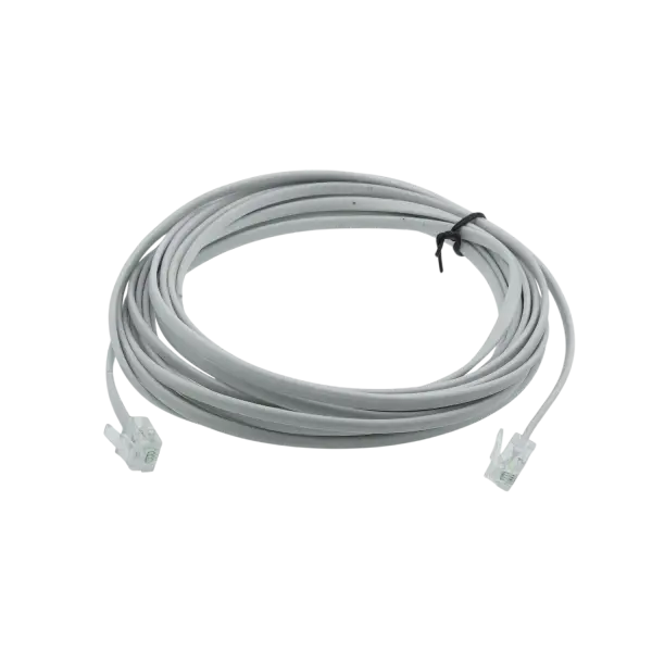 کابل تلفن 4 رشته سوکت دار 5 متری