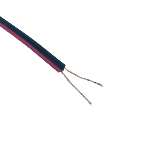 سیم رشته ای 0.15*2 دوبل باندی 8 رشته آلومینیوم روکش مس (CCA) قرمز مشکی