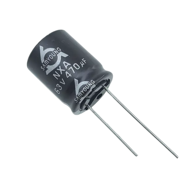 خازن الکترولیت 470 میکرو فاراد 63 ولت کره ای