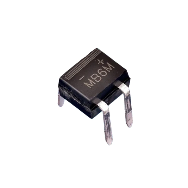 پل دیود 0.5 آمپر 600 ولت MB6M