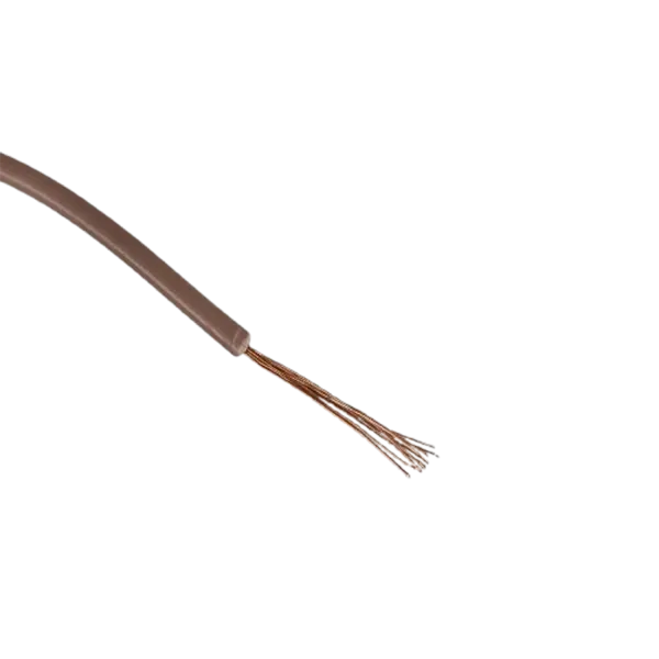 سیم 0.35 افشان قهوه ای آلومینیوم روکش مس (CCA)