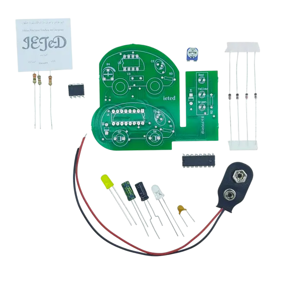 کیت آموزشی مدل چراغ راهنمایی و رانندگی IETED