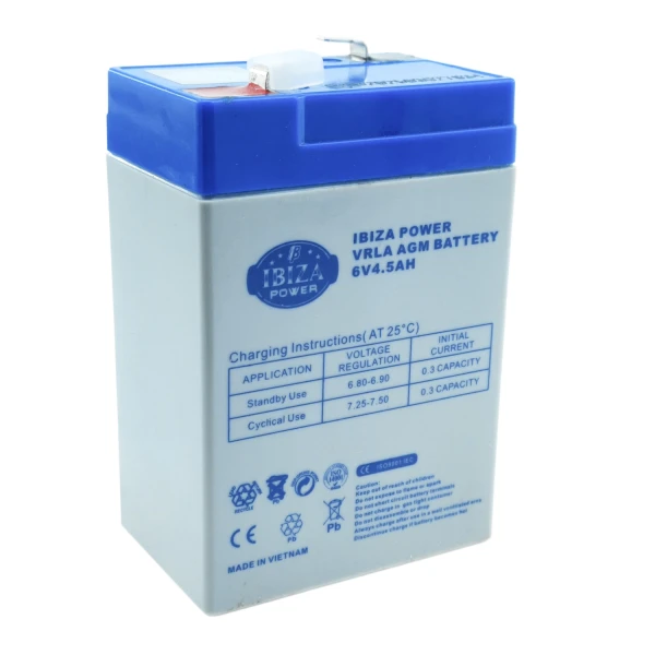 باتری خشک 6 ولت 4.5 آمپر ساعت