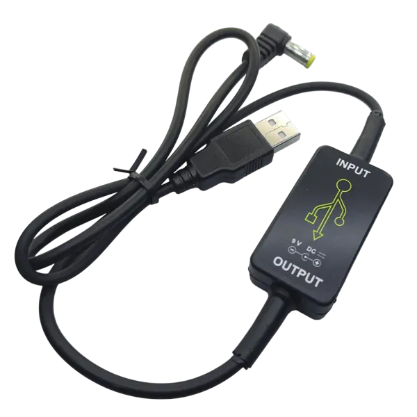 کابل مبدل 5 ولت USB به 9 ولت فیش آداپتور نری رایت