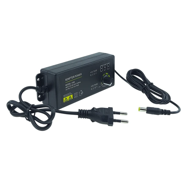 آداپتور متغیر 3 تا 24 ولت بین راهی 3 آمپر با نمایشگر مدل KJS-1509