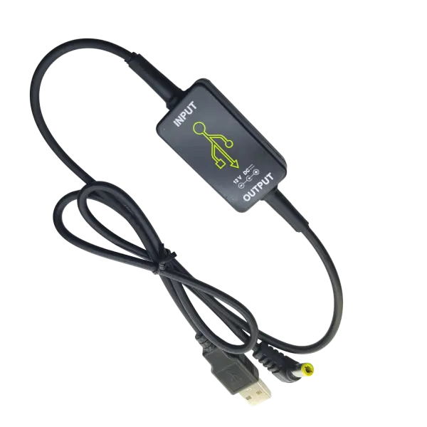 کابل مبدل 5 ولت USB به 12 ولت فیش آداپتور نری رایت