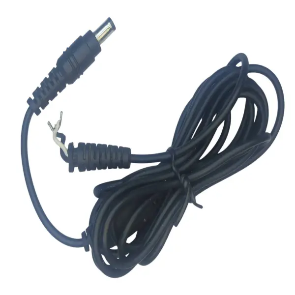 فیش آداپتور نری سیم دار 180 سانتی متری  مشکی