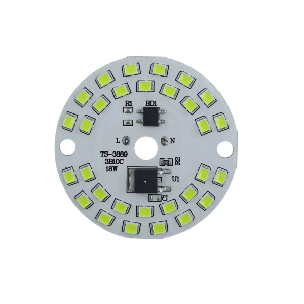 برد ال ای دی آلومینیومی 18 وات 220 ولت سفید مهتابی 3B10C