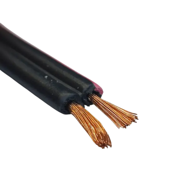 سیم رشته ای 1.5*2 دوبل باندی تمام مس (CCC) قرمز مشکی