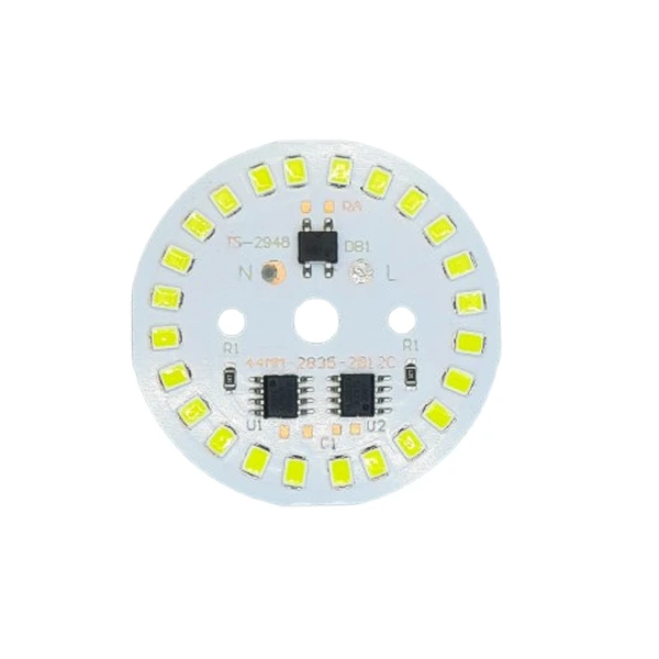 برد ال ای دی آلومینیومی 6 وات 220 ولت مهتابی قطر 44 میلی متر