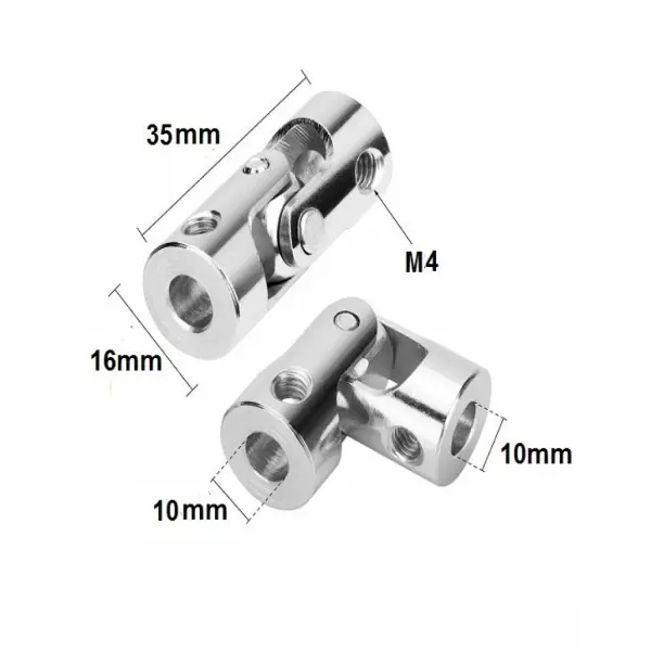 کوپلینگ یونیورسال قطر 16 شفت 10*10