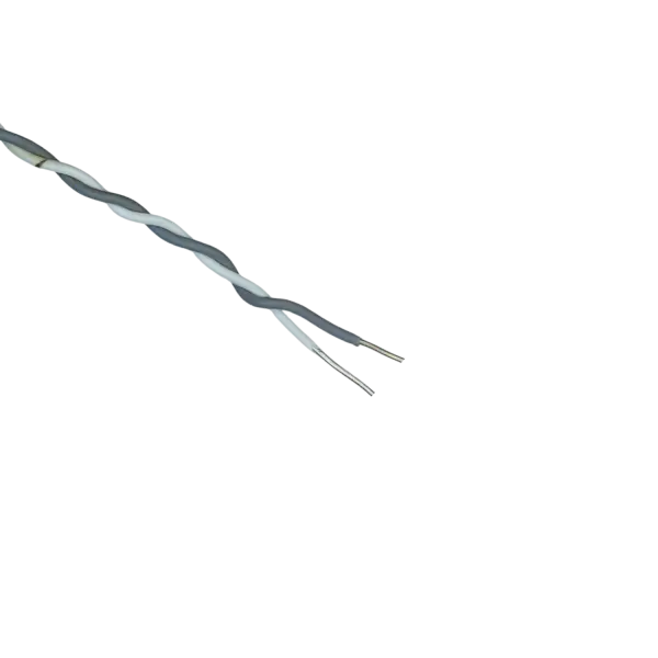 سیم دو رشته ای تلفنی رانژه 0.2*2 تمام مس قلع اندود (CCC) سفید طوسی