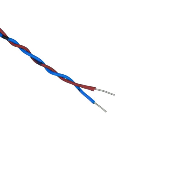 سیم دو رشته ای تلفنی رانژه 0.2*2 تمام مس قلع اندود (CCC) قرمز آبی