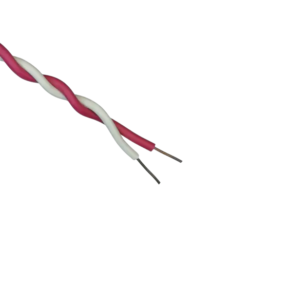 سیم دو رشته ای تلفنی رانژه 0.2*2 آلومینیوم روکش مس (CCA) سفید قرمز