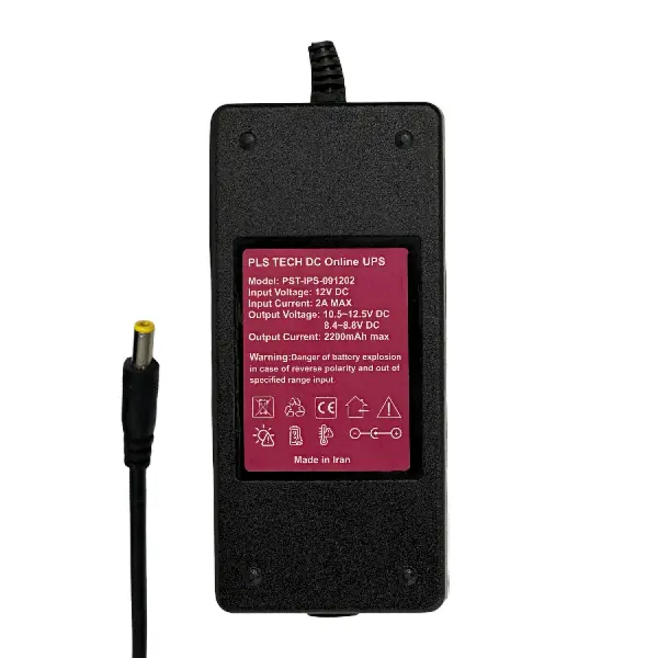 دستگاه برق اضطراری مودم و کارت خوان 9 و 12 ولت 2 آمپر به همراه آداپتور